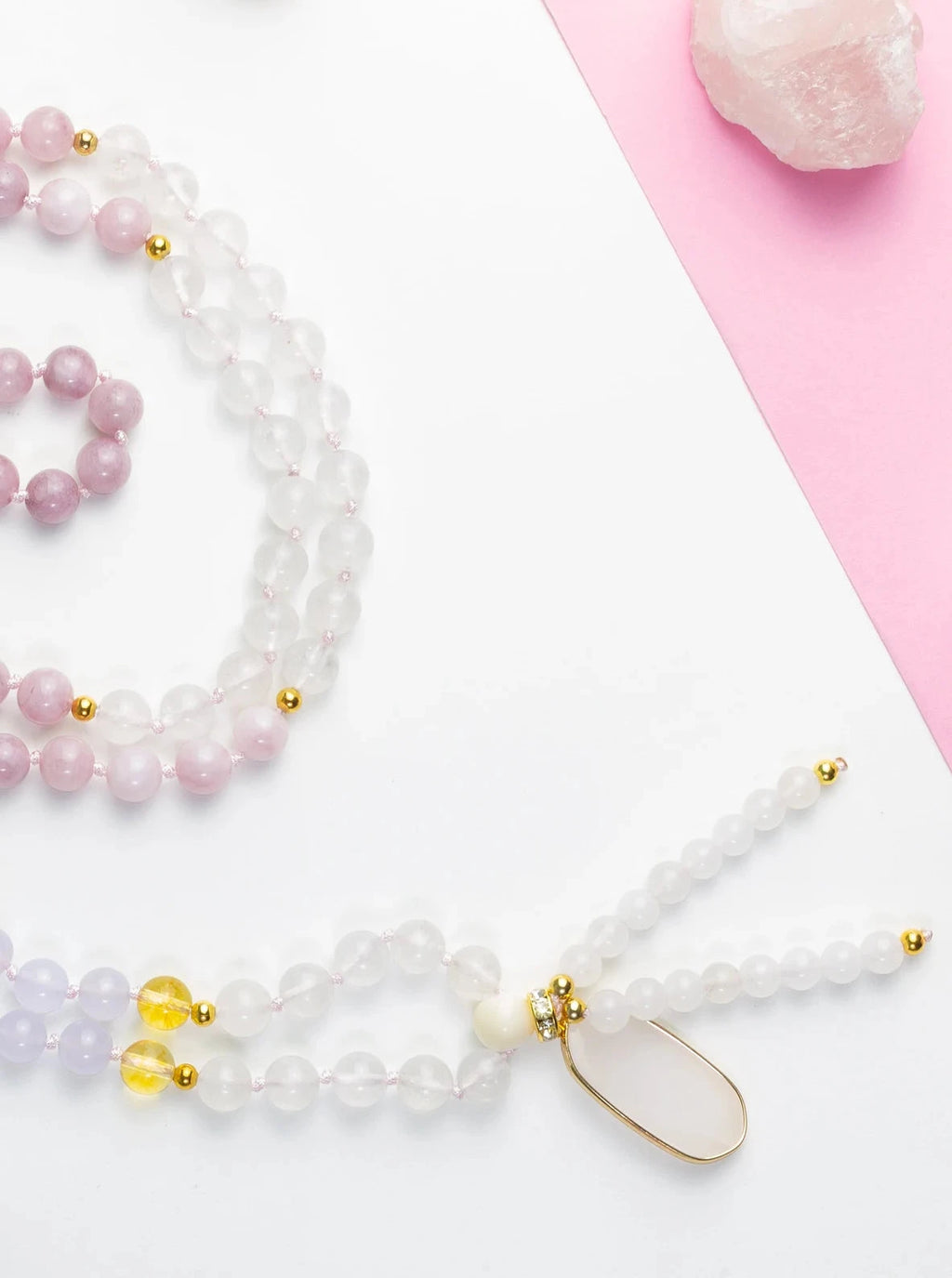 CZUŁOŚĊ - naszyjnik Mala - kamienie naturalne - mindfulness - medytacja