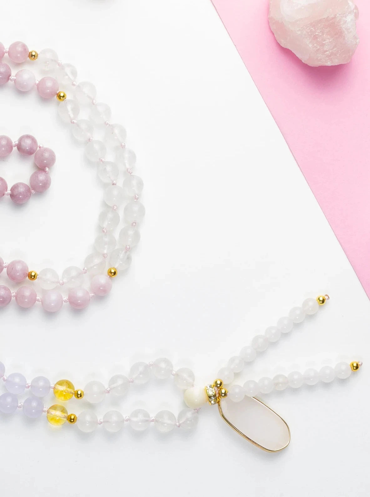 CZUŁOŚĊ - naszyjnik Mala - kamienie naturalne - mindfulness - medytacja